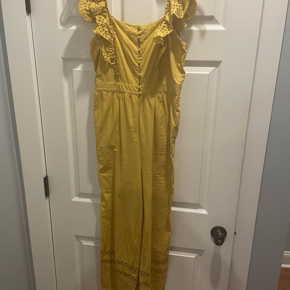 Madewell Eyelet Frilled-Strap Jumpsuit - Picture 6 of 6